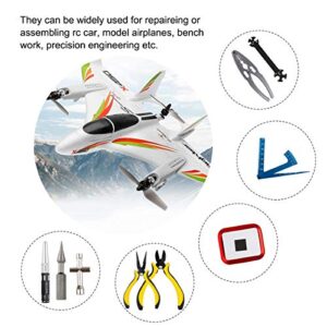 23 PCS RC Tools Kits Hex Box Screwdriver Set Pliers Hex Sleeve Socket RC Shock Pliers Adjustable Ruler for RC Car Boat Quadcopter Helicopter