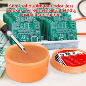 100g Solder Flux Paste, Solder Flux, No-Clean Flux Soldering Paste, Soldering Flux for Professional Mechanic Welding Repair Tool (Lead Free)