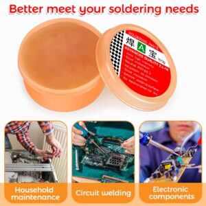 100g Solder Flux Paste, Solder Flux, No-Clean Flux Soldering Paste, Soldering Flux for Professional Mechanic Welding Repair Tool (Lead Free)