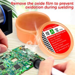 100g Solder Flux Paste, Solder Flux, No-Clean Flux Soldering Paste, Soldering Flux for Professional Mechanic Welding Repair Tool (Lead Free)